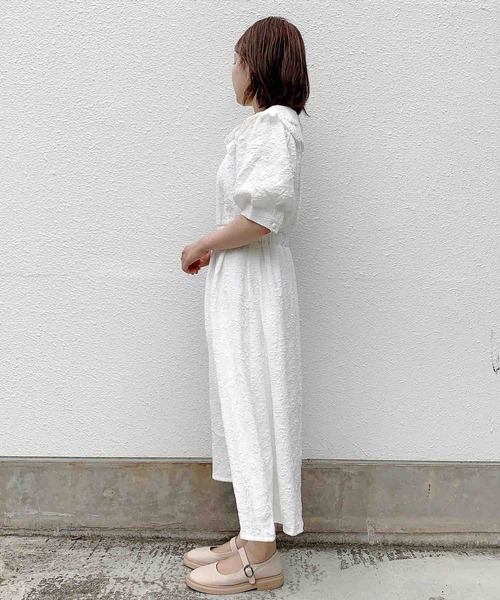 paravion（パラビオン）の「レース衿ワンピース（ワンピース・レディース・ブラック/オフホワイト・ONESIZE）」の12枚目の写真