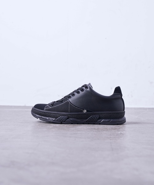 Alpinus（アルピナス）の「Alpinus - leather combi secretsole sneakers/レザーコンビシークレットソールスニーカー（スニーカー・メンズ・ブラック・SMALL/MEDIUM/LARGE）」の9枚目の写真
