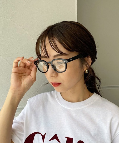 CAPRICIEUX LE'MAGE(カプリシューレマージュ)の「クリアレンズメガネ クロブチ2(メガネ・レディース・ブラック・FREE)」の8枚目の写真