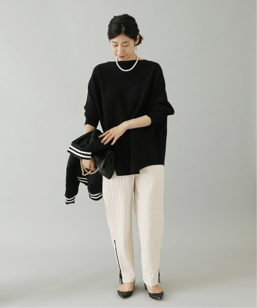 VERMEIL par iena(ヴェルメイユパーイエナ)の「キルティング風ジップ仕様パンツ◆(その他パンツ・レディース・ブラック/ナチュラル・40/38/36)」の17枚目の写真