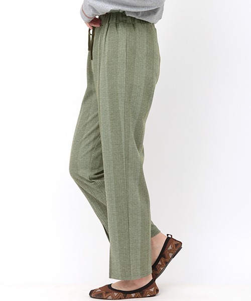 チチカカ(チチカカ)の「ヘリンボンカットパンツ(その他パンツ・レディース・ブラック/カーキ/ブラウン・FREE)」の4枚目の写真