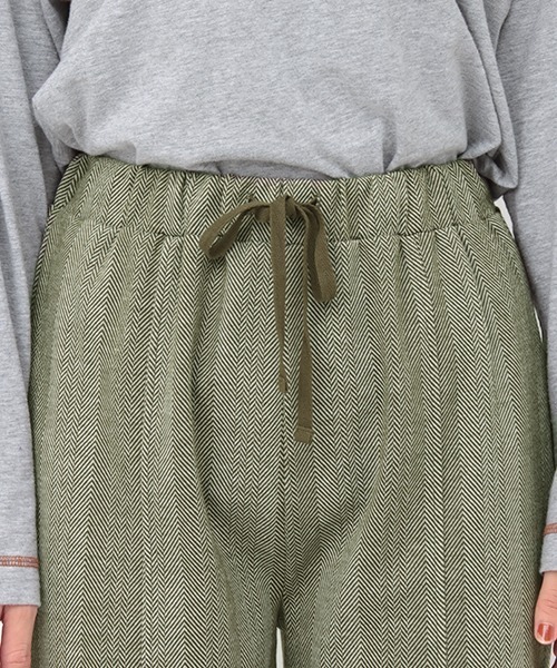 チチカカ(チチカカ)の「ヘリンボンカットパンツ(その他パンツ・レディース・ブラック/カーキ/ブラウン・FREE)」の7枚目の写真