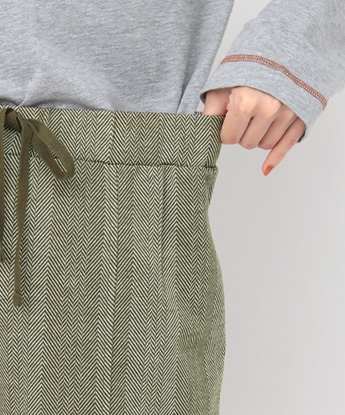 チチカカ(チチカカ)の「ヘリンボンカットパンツ(その他パンツ・レディース・ブラック/カーキ/ブラウン・FREE)」の14枚目の写真