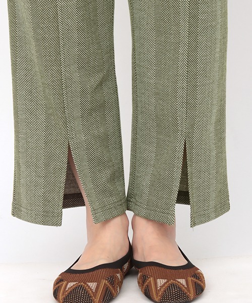 チチカカ(チチカカ)の「ヘリンボンカットパンツ(その他パンツ・レディース・ブラック/カーキ/ブラウン・FREE)」の12枚目の写真