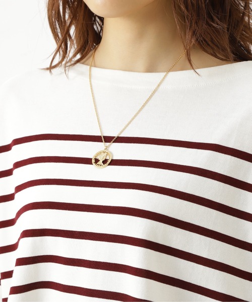 NATURAL BEAUTY BASIC（ナチュラルビューティーベーシック）の「コインレリーフペンダント（ネックレス・レディース・ゴールド・ﾌﾘ-）」の5枚目の写真