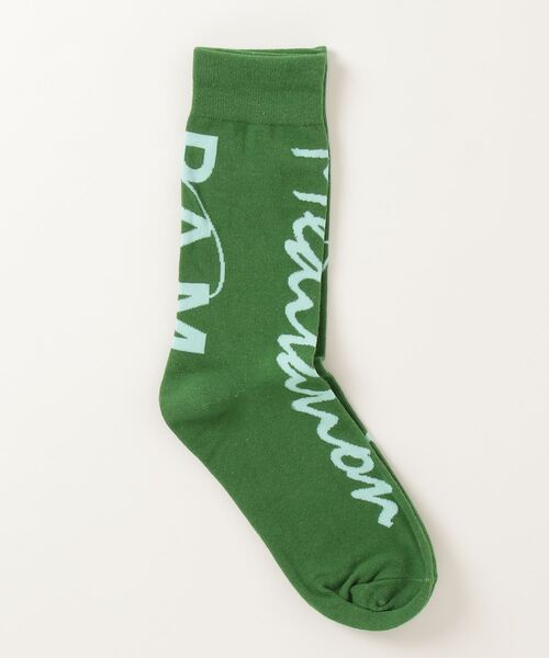 P.A.M.（パム）の「P.A.M. PHOTOSYNTHESIS DRESS SOCKS (9883/A)（ソックス/靴下・メンズ・グリーン・FREE）」の4枚目の写真