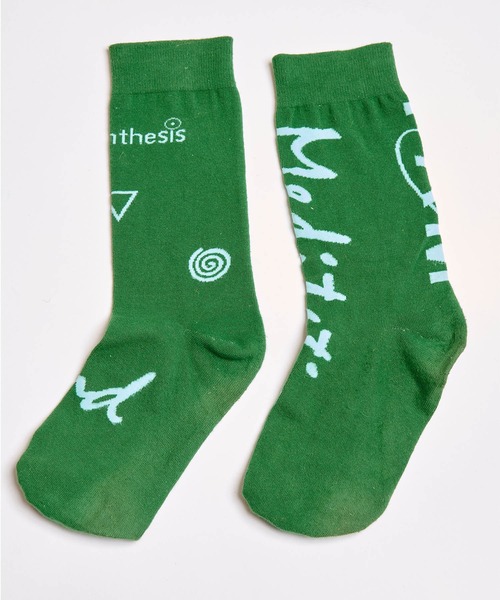 P.A.M.（パム）の「P.A.M. PHOTOSYNTHESIS DRESS SOCKS (9883/A)（ソックス/靴下・メンズ・グリーン・FREE）」の3枚目の写真