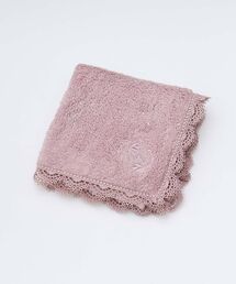 レース付き抗菌ミニタオル