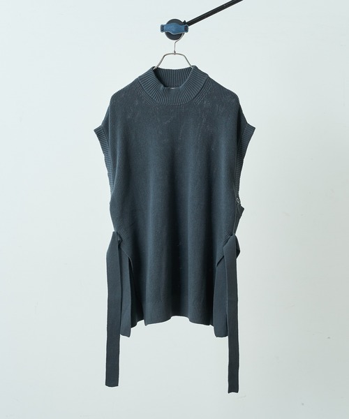 Lui's（ルイス）の「オーバーニットベスト（ベスト・メンズ・チャコールグレー/ブラック/モカ・FREE）」の3枚目の写真