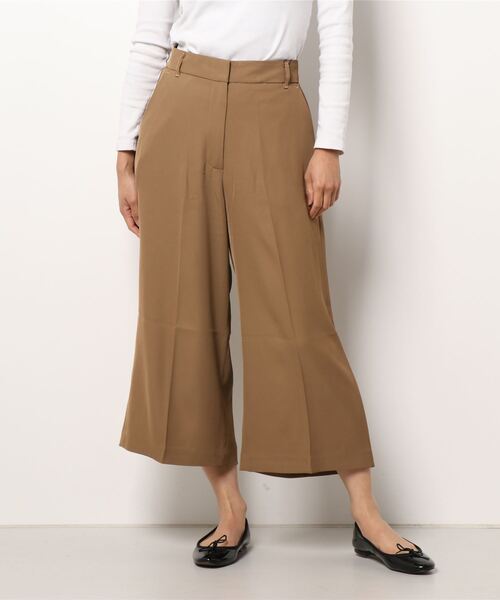 YECCA VECCA（イェッカヴェッカ）の「・クロップドワイドパンツ＊（その他パンツ・レディース・ブラック/ブラウン/キャメル・M/S）」の15枚目の写真