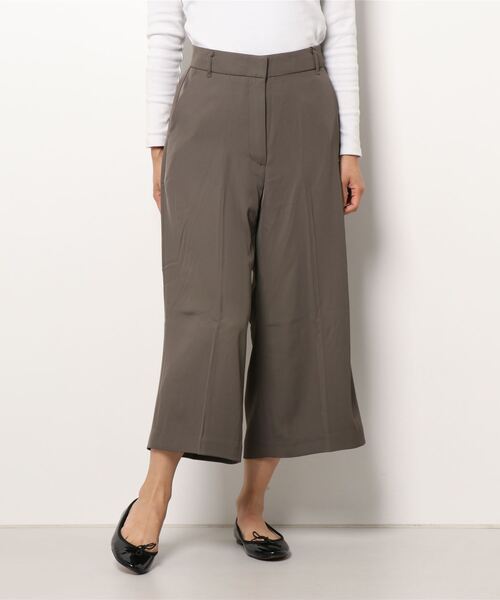 YECCA VECCA（イェッカヴェッカ）の「・クロップドワイドパンツ＊（その他パンツ・レディース・ブラック/ブラウン/キャメル・M/S）」の16枚目の写真