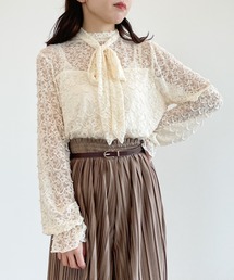 Areeam | 主役になるリボンレーストップス(シャツ/ブラウス)