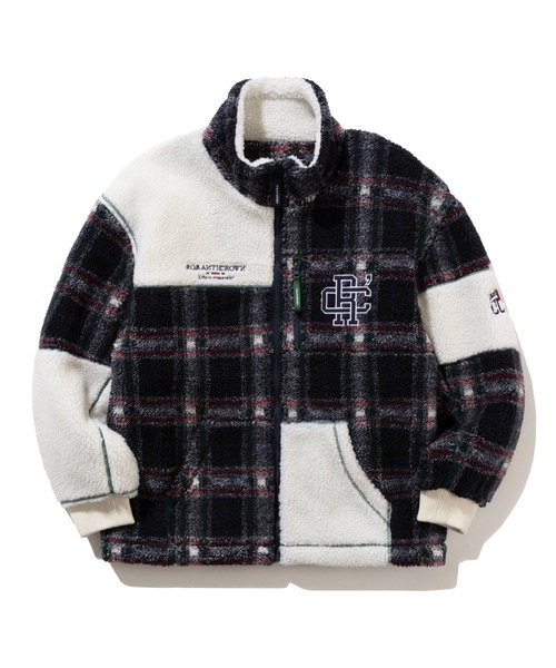 ROMANTIC CROWN★韓国大人気★2021FW CHECK FLEECE JACKET ROMANTIC CROWN（ロマンティッククラウン）の「【ROMANTIC CROWN
