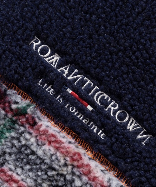 ROMANTIC CROWN（ロマンティッククラウン）の「【ROMANTIC CROWN】CHECK FLEECE JACKET / ロマンティッククラウン チェック フリース ジャケット（ブルゾン・メンズ・ネイビー/オートミール・SMALL/MEDIUM/LARGE/X-LARGE）」の10枚目の写真