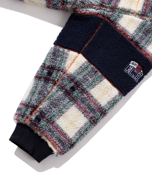 ROMANTIC CROWN★韓国大人気★2021FW CHECK FLEECE JACKET ROMANTIC CROWN（ロマンティッククラウン）の「【ROMANTIC CROWN