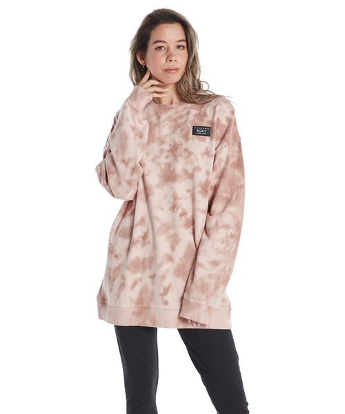 ROXY(ロキシー)の「PAPARAZZI/ロキシータイダイスウェットトレーナー(スウェット・レディース・ブラウン/ブルー/ブラック・SMALL/MEDIUM/LARGE)」の3枚目の写真