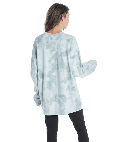 ROXY(ロキシー)の「PAPARAZZI/ロキシータイダイスウェットトレーナー(スウェット・レディース・ブラウン/ブルー/ブラック・SMALL/MEDIUM/LARGE)」の5枚目の写真