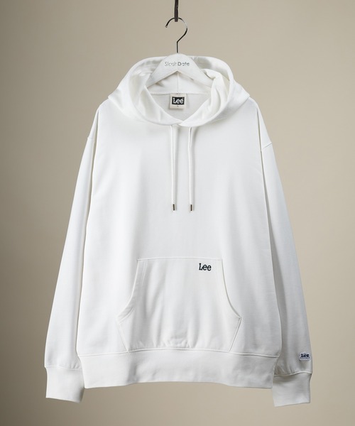 Lee（リー）の「【LEE/リー】袖ワッペン ポケット刺繍 プルオーバーパーカー/フーディ―（パーカー・メンズ・ホワイト/チャコールグレー/ブラック/ワイン・M/L/XL）」の8枚目の写真