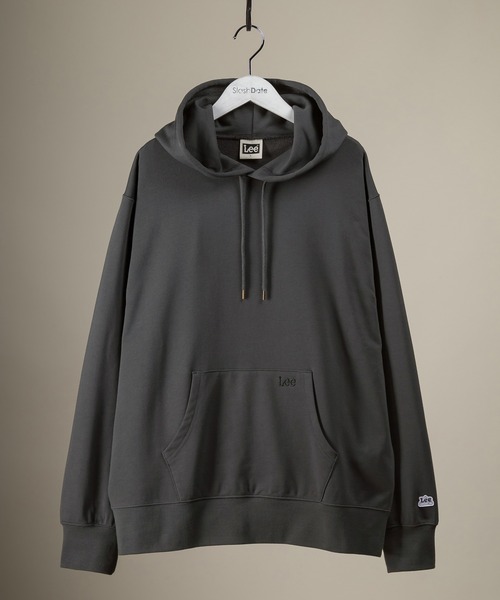Lee（リー）の「【LEE/リー】袖ワッペン ポケット刺繍 プルオーバーパーカー/フーディ―（パーカー・メンズ・ホワイト/チャコールグレー/ブラック/ワイン・M/L/XL）」の10枚目の写真