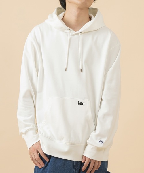 Lee（リー）の「【LEE/リー】袖ワッペン ポケット刺繍 プルオーバーパーカー/フーディ―（パーカー・メンズ・ホワイト/チャコールグレー/ブラック/ワイン・M/L/XL）」の16枚目の写真
