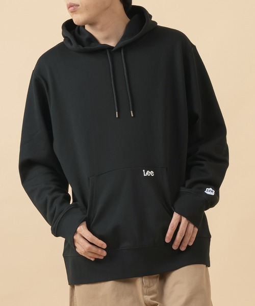 Lee（リー）の「【LEE/リー】袖ワッペン ポケット刺繍 プルオーバーパーカー/フーディ―（パーカー・メンズ・ホワイト/チャコールグレー/ブラック/ワイン・M/L/XL）」の18枚目の写真