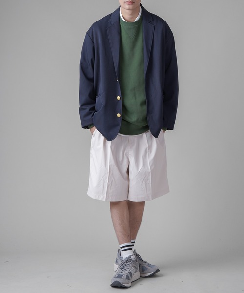 SPINNS（スピンズ）の「【ビックシルエット】紺ブレザージャケット（テーラードジャケット・メンズ・ネイビー・ONESIZE）」の6枚目の写真