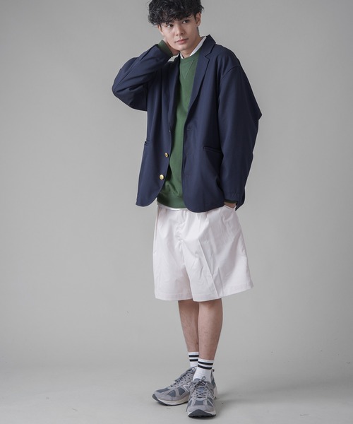 SPINNS（スピンズ）の「【ビックシルエット】紺ブレザージャケット（テーラードジャケット・メンズ・ネイビー・ONESIZE）」の10枚目の写真