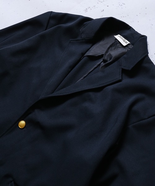 SPINNS（スピンズ）の「【ビックシルエット】紺ブレザージャケット（テーラードジャケット・メンズ・ネイビー・ONESIZE）」の7枚目の写真