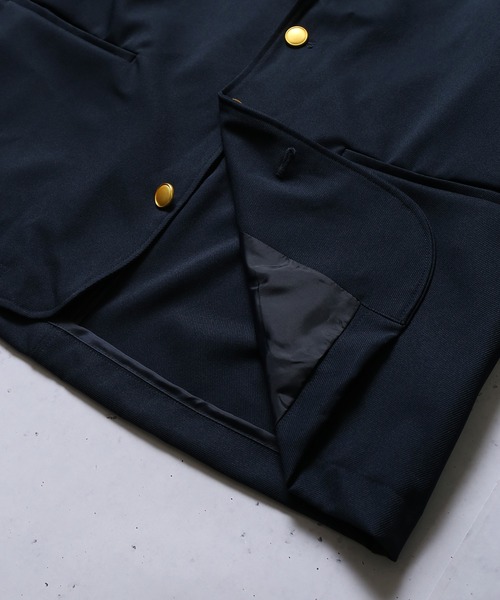 SPINNS（スピンズ）の「【ビックシルエット】紺ブレザージャケット（テーラードジャケット・メンズ・ネイビー・ONESIZE）」の16枚目の写真