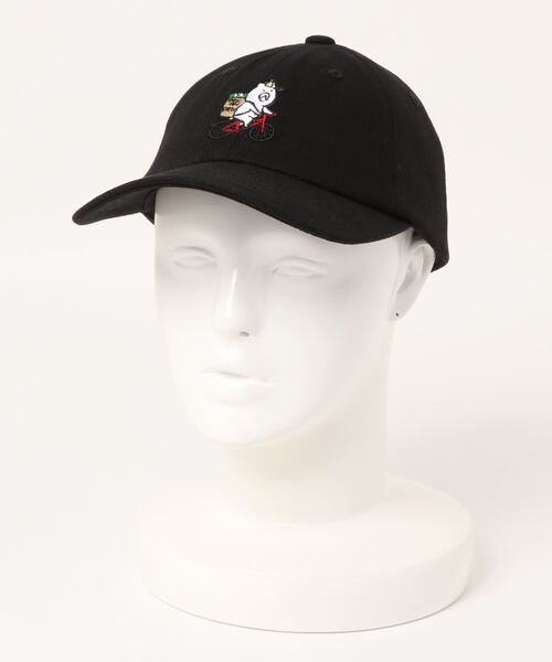 ScoLar（スカラー）の「KUMAEATS CAP（キャップ・レディース・ブラック/カーキ/ベージュ・FREE）」の2枚目の写真