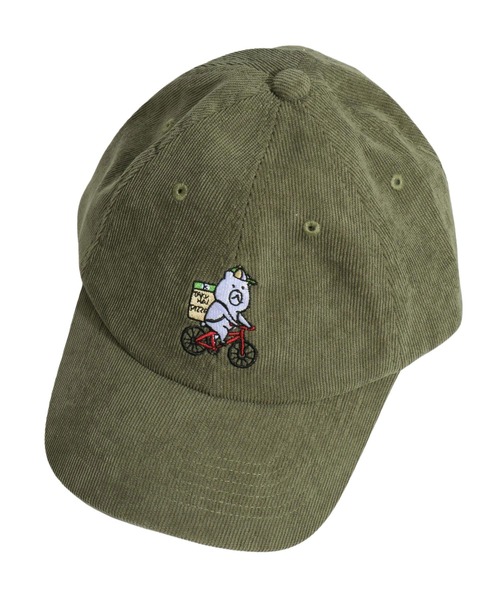 ScoLar（スカラー）の「KUMAEATS CAP（キャップ・レディース・ブラック/カーキ/ベージュ・FREE）」の11枚目の写真