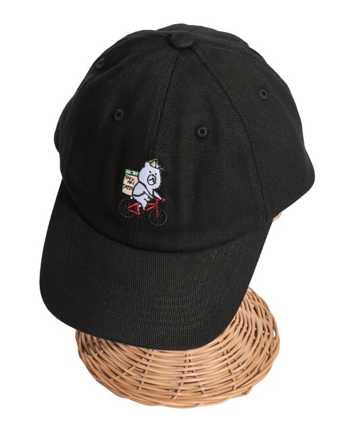 ScoLar（スカラー）の「KUMAEATS CAP（キャップ・レディース・ブラック/カーキ/ベージュ・FREE）」の18枚目の写真