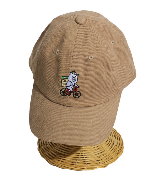 ScoLar（スカラー）の「KUMAEATS CAP（キャップ・レディース・ブラック/カーキ/ベージュ・FREE）」の19枚目の写真