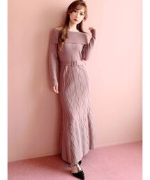 RESEXXY | 変形リブ2wayニットワンピース(ワンピース)