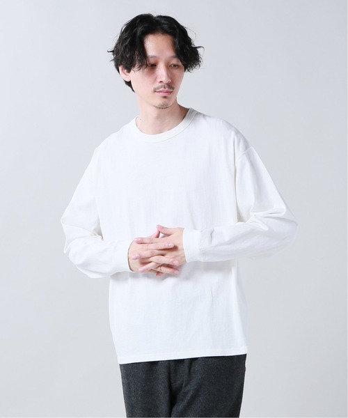 JOURNAL STANDARD(ジャーナルスタンダード)の「スーパーアメリカンドライ ロンTEE(Tシャツ/カットソー・メンズ・ホワイト/アイボリー/ブラック・LARGE/MEDIUM)」の2枚目の写真