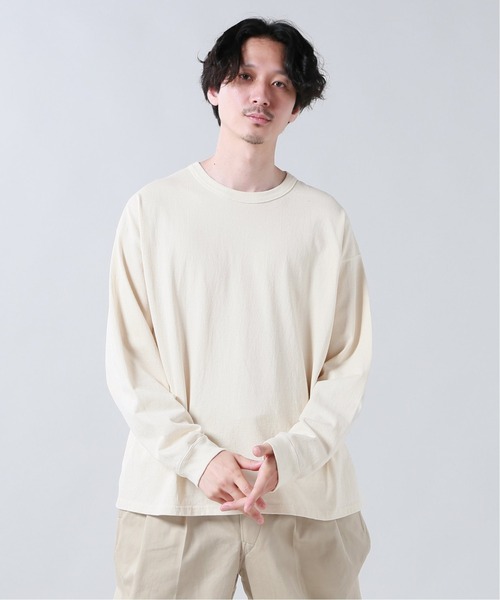 JOURNAL STANDARD(ジャーナルスタンダード)の「スーパーアメリカンドライ ロンTEE(Tシャツ/カットソー・メンズ・ホワイト/アイボリー/ブラック・LARGE/MEDIUM)」の1枚目の写真