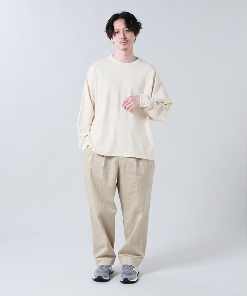 JOURNAL STANDARD(ジャーナルスタンダード)の「スーパーアメリカンドライ ロンTEE(Tシャツ/カットソー・メンズ・ホワイト/アイボリー/ブラック・LARGE/MEDIUM)」の4枚目の写真