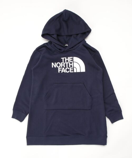 THE NORTH FACE（ザノースフェイス）の「ザ ノース フェイス THE NORTH FACE G Logo Onepiece(ガールズロゴワンピース)（ワンピース・キッズ・グレー/ネイビー/ブラック・130cm/150cm/140cm）」の3枚目の写真