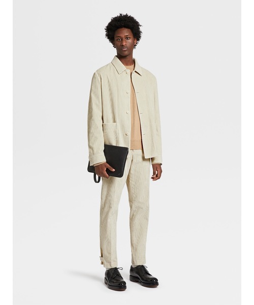 ZEGNA（ゼニア）の「ゼニア コットン&カシミヤ オーバーシャツ