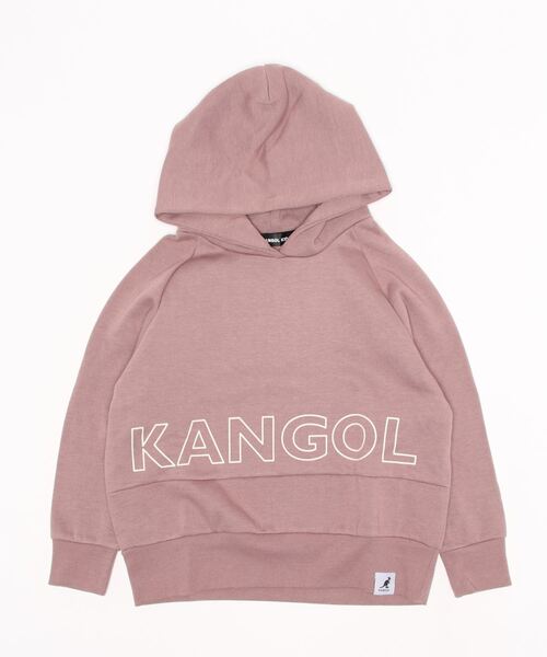 KANGOL（カンゴール）の「【KANGOL/カンゴール】KANGOL KIDS 裏起毛ラグランプルパーカー（パーカー・キッズ・グリーン/ブラック/ブラウン・150/140/130/160）」の3枚目の写真