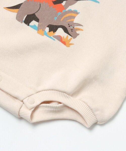 BREEZE（ブリーズ）の「/きょうりゅうボディオール（肌着・キッズ・カーキ/アイボリー・70/80）」の9枚目の写真