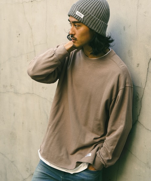 BAYFLOW(ベイフロー)の「レイヤードロングスリーブ(Tシャツ/カットソー・メンズ・オフホワイト/ブラウン系その他/チャコール・SMALL/MEDIUM/LARGE)」の3枚目の写真