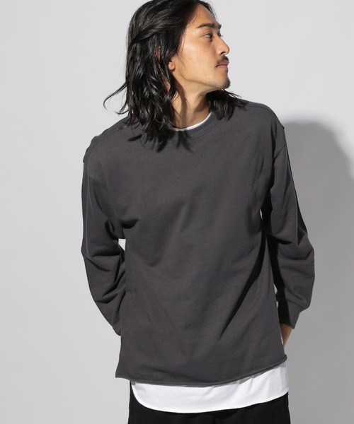 BAYFLOW(ベイフロー)の「レイヤードロングスリーブ(Tシャツ/カットソー・メンズ・オフホワイト/ブラウン系その他/チャコール・SMALL/MEDIUM/LARGE)」の18枚目の写真