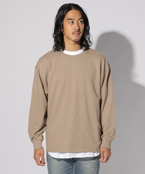 BAYFLOW(ベイフロー)の「レイヤードロングスリーブ(Tシャツ/カットソー・メンズ・オフホワイト/ブラウン系その他/チャコール・SMALL/MEDIUM/LARGE)」の16枚目の写真