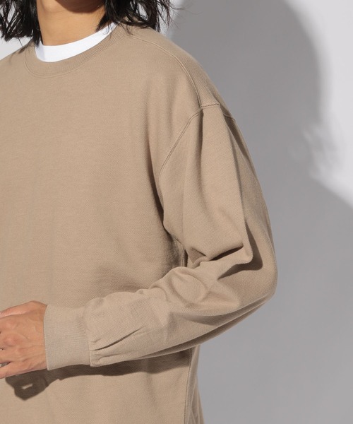 BAYFLOW(ベイフロー)の「レイヤードロングスリーブ(Tシャツ/カットソー・メンズ・オフホワイト/ブラウン系その他/チャコール・SMALL/MEDIUM/LARGE)」の7枚目の写真