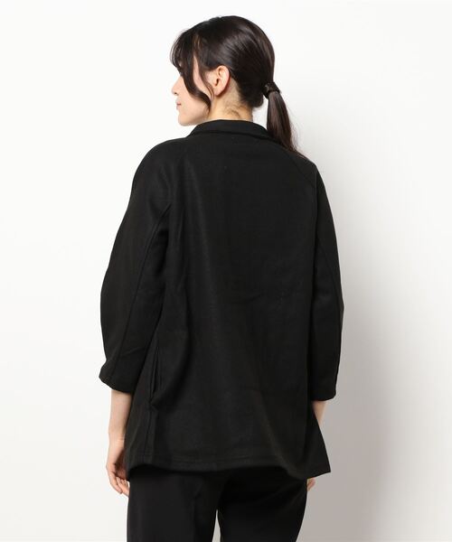 VIBGYOR Women（ヴィブジョー　ウィメン）の「VIBGYOR Select/　コートデザイン　カーディガン（カーディガン/ボレロ・レディース・ブラック/カーキ・SMALL/MEDIUM/LARGE）」の4枚目の写真