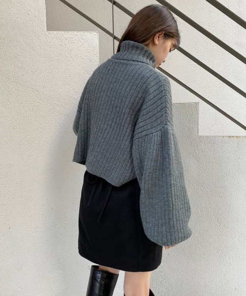 one after another NICE CLAUP(ワンアフターアナザーナイスクラップ)の「単品でも着まわし抜群!2wayニット×マーメイドワンピースセットアップ(ワンピース・レディース・ブラック/ピンク/モカ/チェック・FREE)」の22枚目の写真