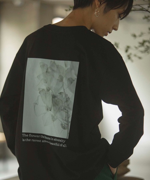 ANT(アント)の「オーガニックバックプリントロンTEE【ANT】(Tシャツ/カットソー・レディース・ホワイト/ブラック/ピンク・FREE)」の11枚目の写真
