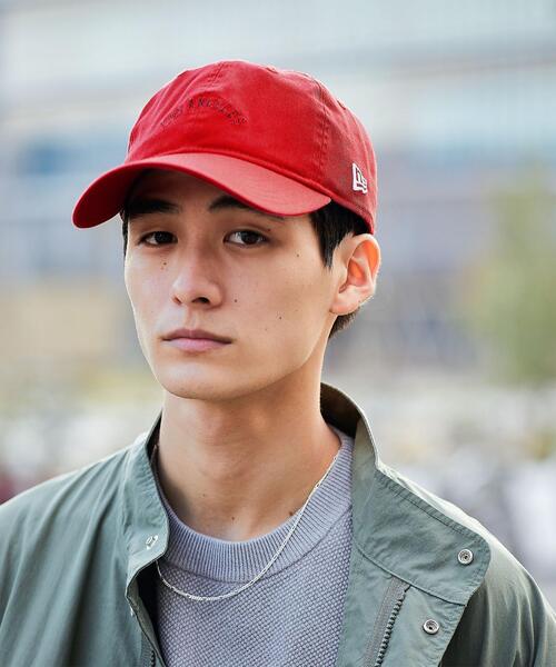 NEW ERA（ニューエラ）の「【別注】＜NEW ERA×green label relaxing＞9TWENTYアーチロゴキャップ（キャップ・メンズ・レッド/ダークブラウン/ブラック/ダークグリーン/ロイヤルブルー/ネイビー/その他1・FREE）」の6枚目の写真