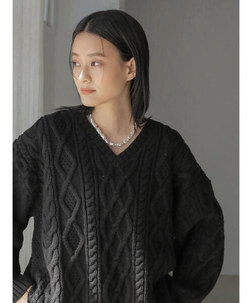 Bott ttt ブラック ケーブルニット セーター 激レア 完売品 美品 Bott ttt ブラック ケーブルニット セーター 激レア 完売品 美品 Bott